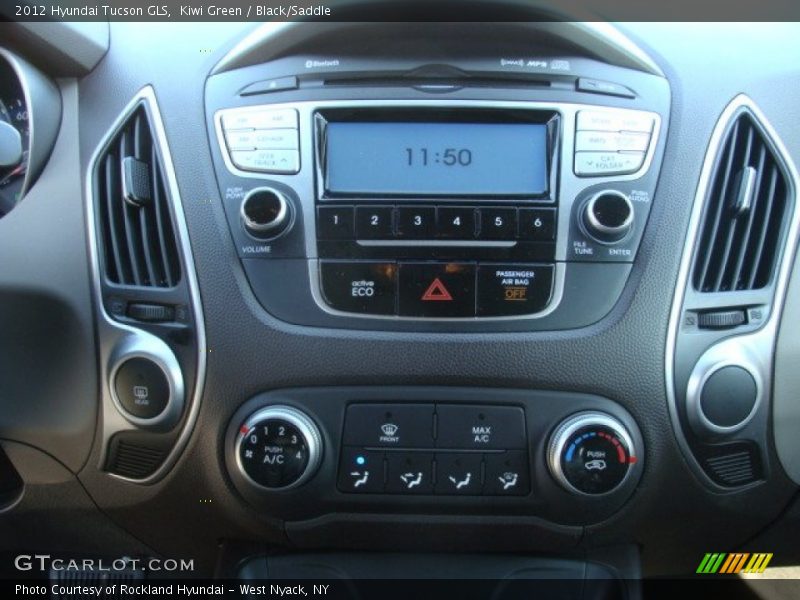 Kiwi Green / Black/Saddle 2012 Hyundai Tucson GLS