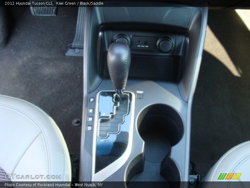 Kiwi Green / Black/Saddle 2012 Hyundai Tucson GLS