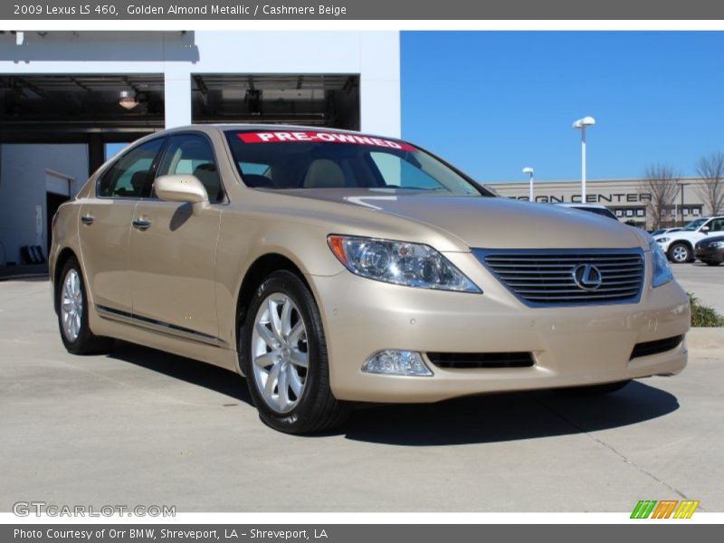 Golden Almond Metallic / Cashmere Beige 2009 Lexus LS 460