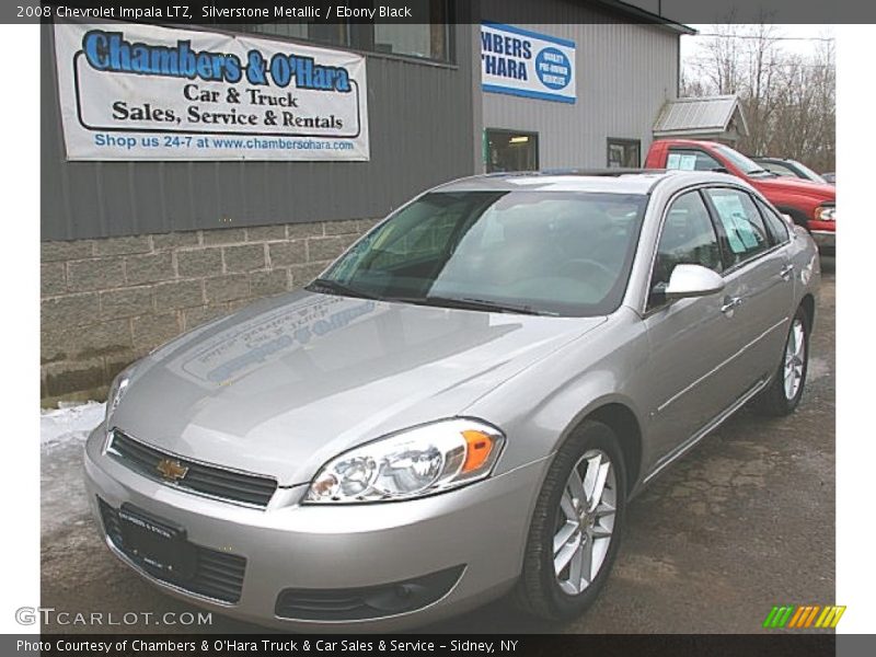 Silverstone Metallic / Ebony Black 2008 Chevrolet Impala LTZ