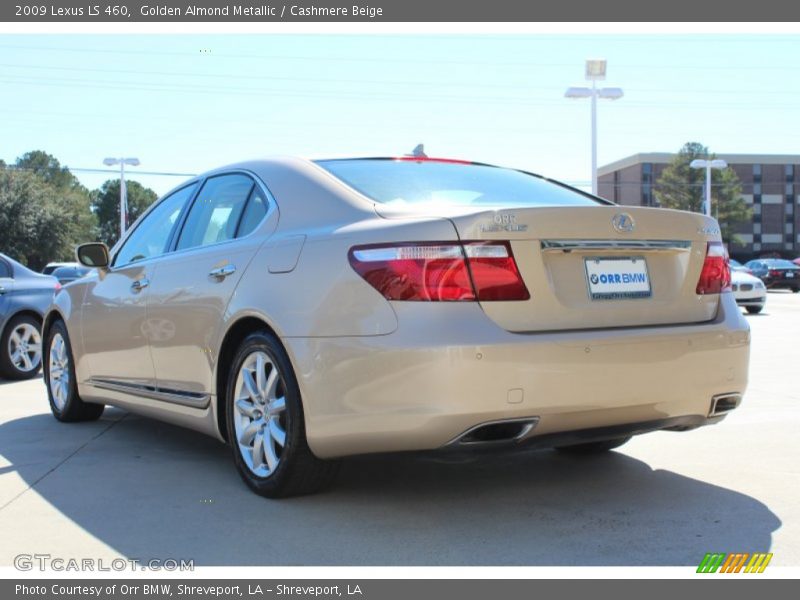 Golden Almond Metallic / Cashmere Beige 2009 Lexus LS 460