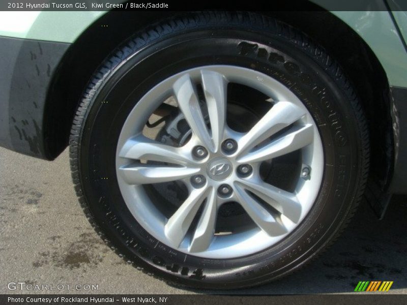 Kiwi Green / Black/Saddle 2012 Hyundai Tucson GLS