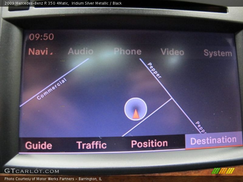 Navigation of 2009 R 350 4Matic