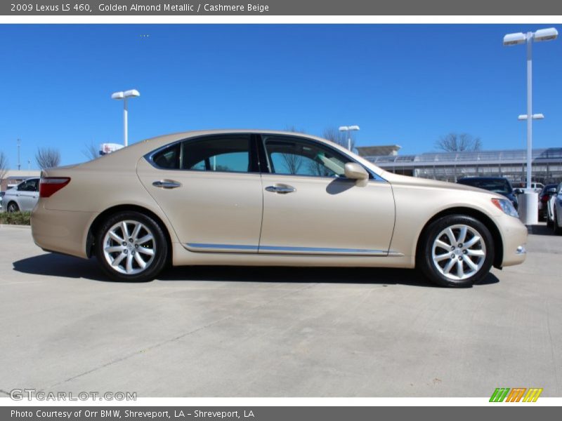 Golden Almond Metallic / Cashmere Beige 2009 Lexus LS 460
