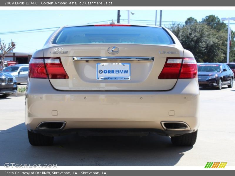Golden Almond Metallic / Cashmere Beige 2009 Lexus LS 460