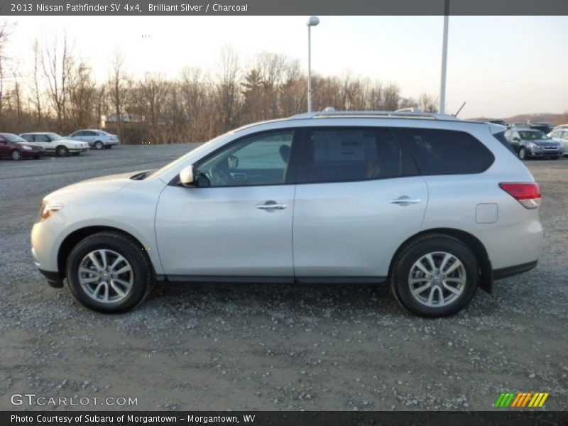 Brilliant Silver / Charcoal 2013 Nissan Pathfinder SV 4x4