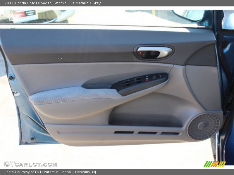 Atomic Blue Metallic / Gray 2011 Honda Civic LX Sedan