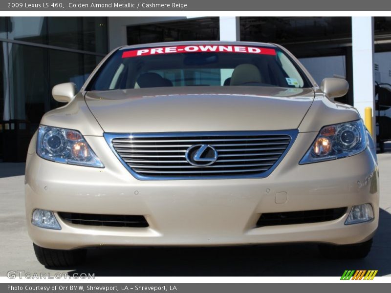 Golden Almond Metallic / Cashmere Beige 2009 Lexus LS 460