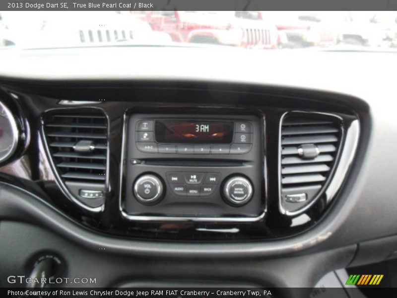 True Blue Pearl Coat / Black 2013 Dodge Dart SE