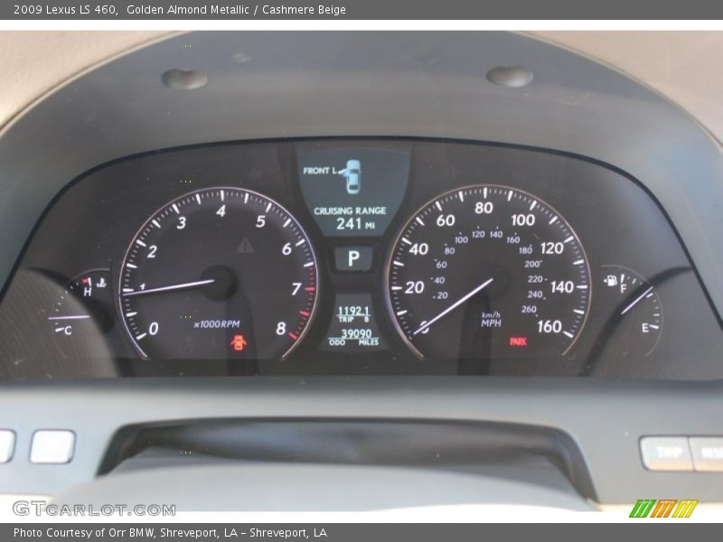Golden Almond Metallic / Cashmere Beige 2009 Lexus LS 460