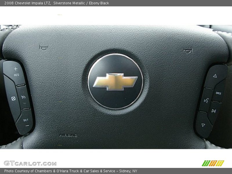 Silverstone Metallic / Ebony Black 2008 Chevrolet Impala LTZ