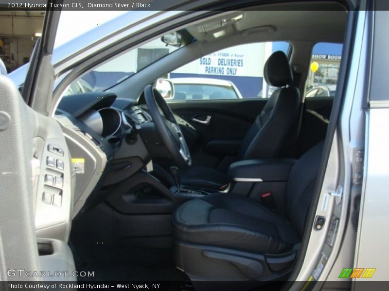 Diamond Silver / Black 2012 Hyundai Tucson GLS