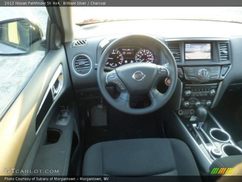 Brilliant Silver / Charcoal 2013 Nissan Pathfinder SV 4x4