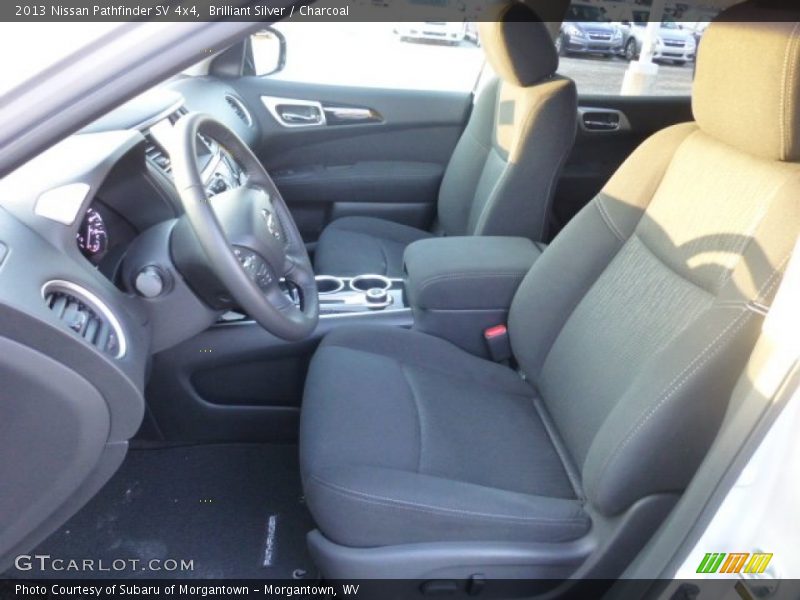 Front Seat of 2013 Pathfinder SV 4x4