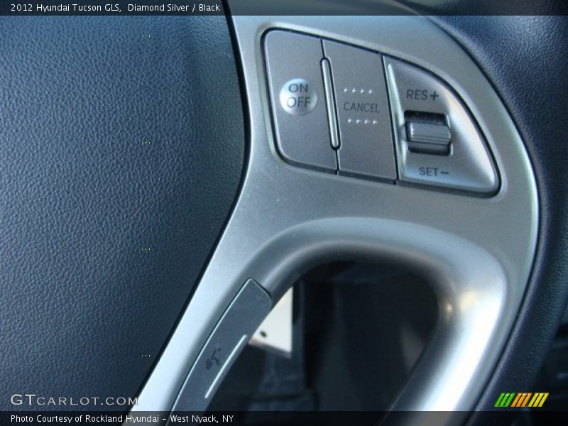 Diamond Silver / Black 2012 Hyundai Tucson GLS