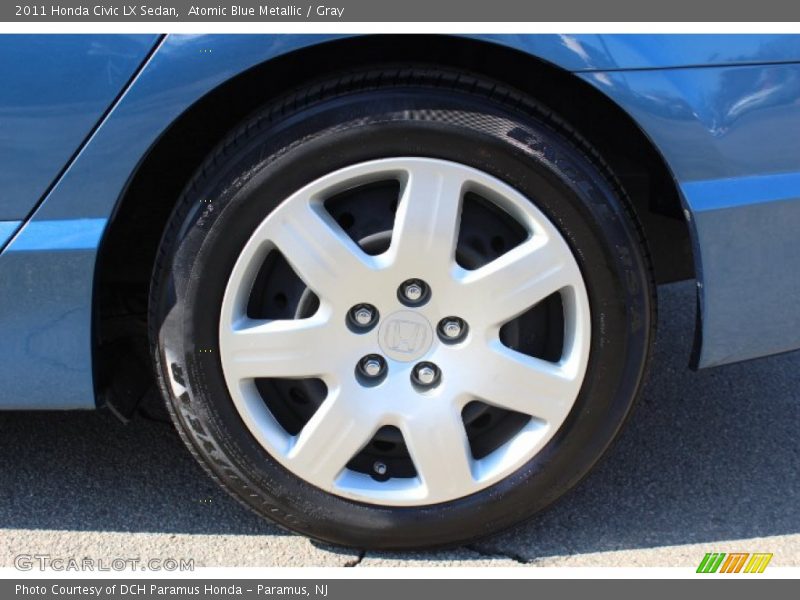 Atomic Blue Metallic / Gray 2011 Honda Civic LX Sedan