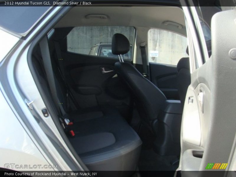 Diamond Silver / Black 2012 Hyundai Tucson GLS