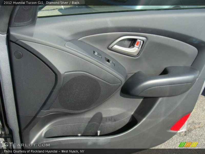Diamond Silver / Black 2012 Hyundai Tucson GLS
