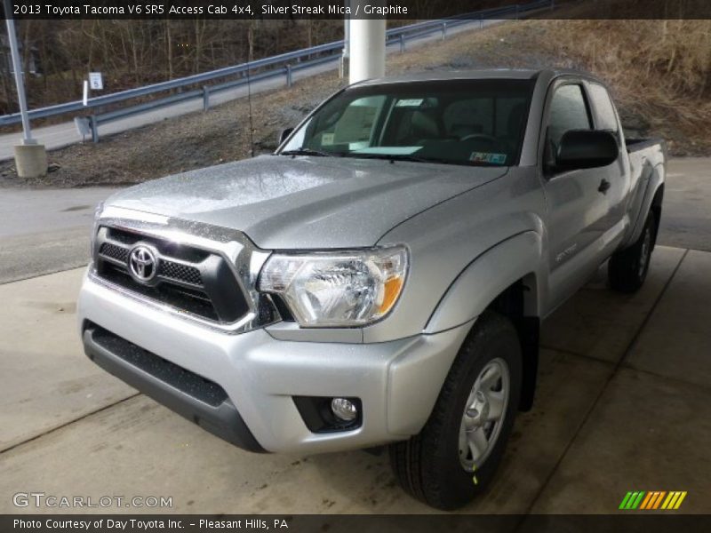 Silver Streak Mica / Graphite 2013 Toyota Tacoma V6 SR5 Access Cab 4x4