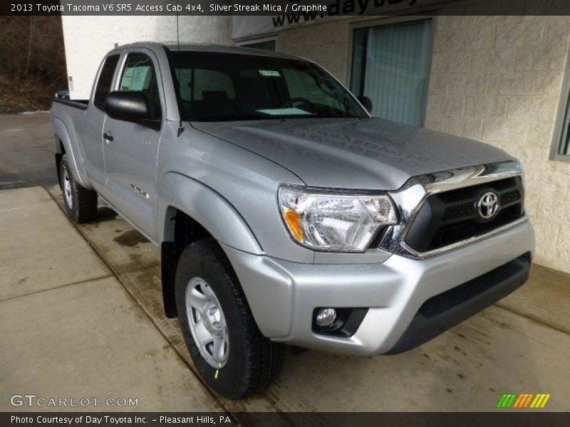 Silver Streak Mica / Graphite 2013 Toyota Tacoma V6 SR5 Access Cab 4x4