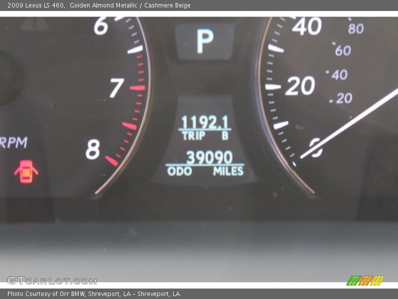 Golden Almond Metallic / Cashmere Beige 2009 Lexus LS 460