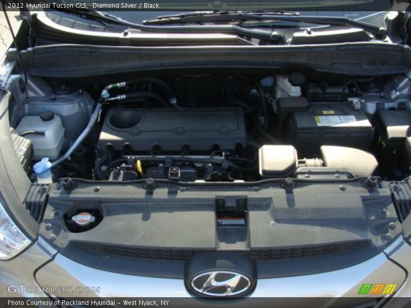 Diamond Silver / Black 2012 Hyundai Tucson GLS