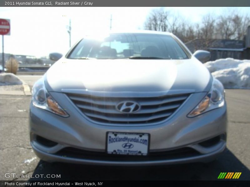 Radiant Silver / Gray 2011 Hyundai Sonata GLS