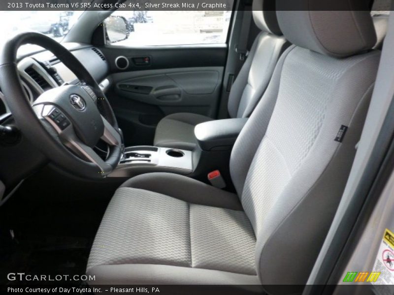Silver Streak Mica / Graphite 2013 Toyota Tacoma V6 SR5 Access Cab 4x4