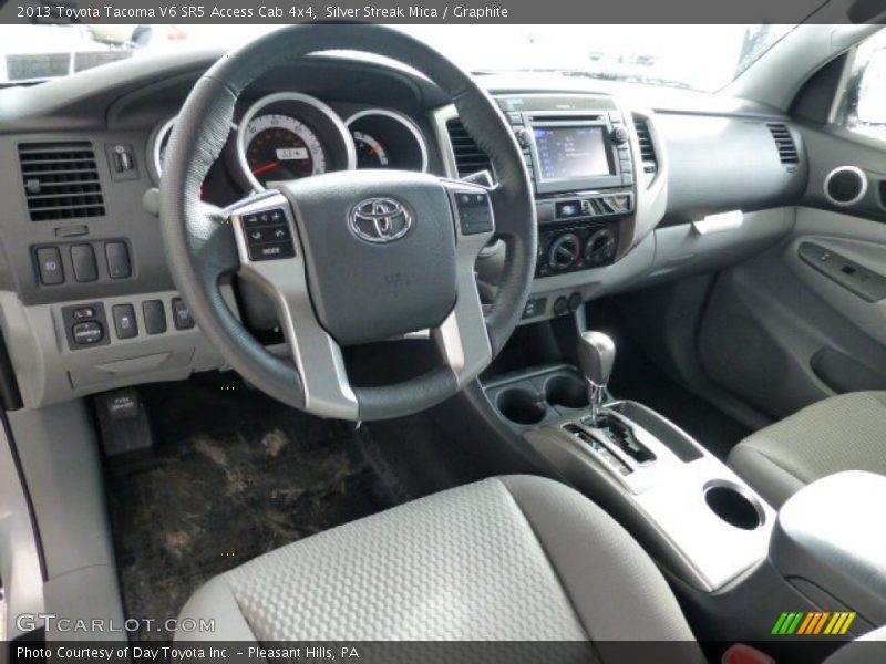 Silver Streak Mica / Graphite 2013 Toyota Tacoma V6 SR5 Access Cab 4x4