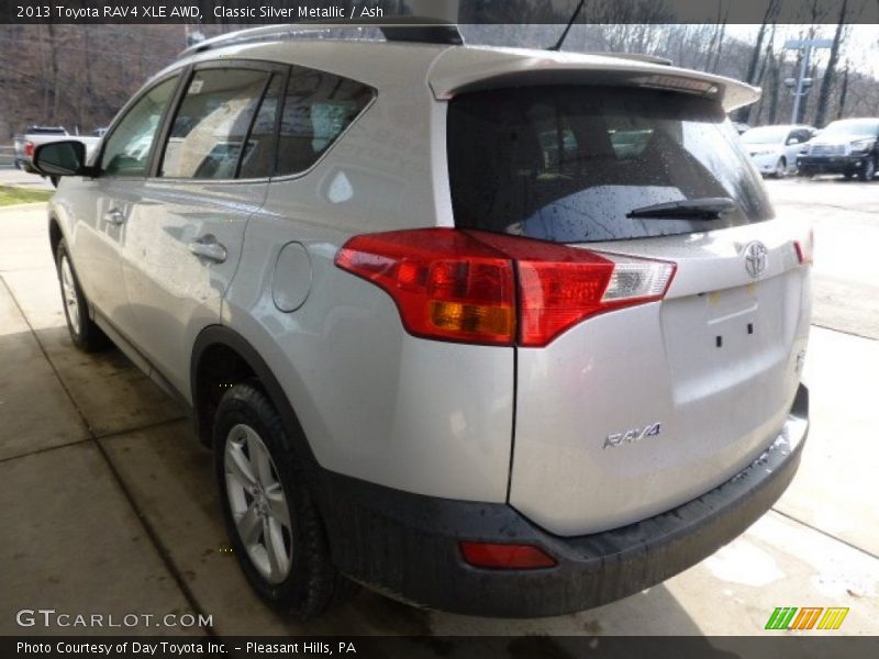 Classic Silver Metallic / Ash 2013 Toyota RAV4 XLE AWD