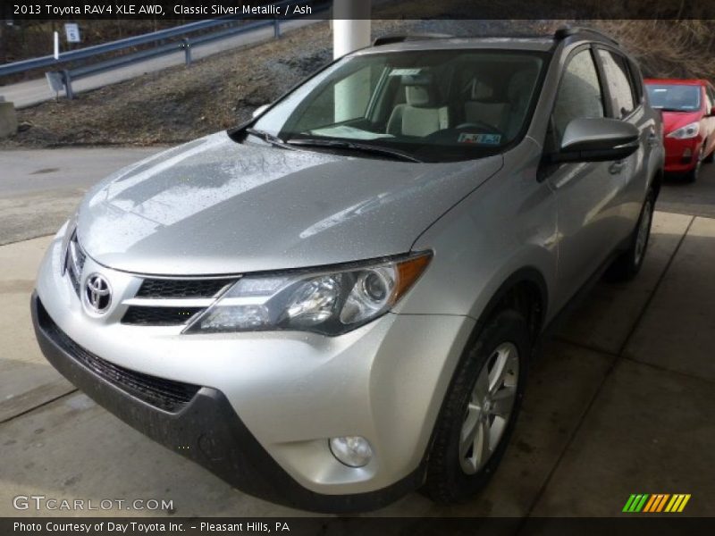 Classic Silver Metallic / Ash 2013 Toyota RAV4 XLE AWD