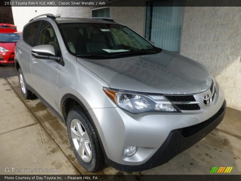 Classic Silver Metallic / Ash 2013 Toyota RAV4 XLE AWD