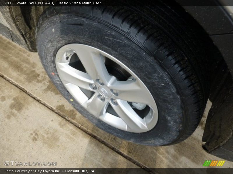 Classic Silver Metallic / Ash 2013 Toyota RAV4 XLE AWD