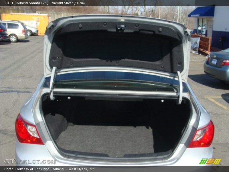 Radiant Silver / Gray 2011 Hyundai Sonata GLS