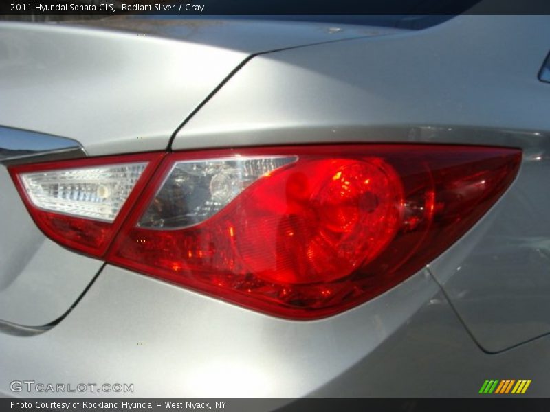 Radiant Silver / Gray 2011 Hyundai Sonata GLS