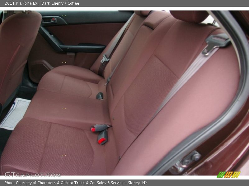 Dark Cherry / Coffee 2011 Kia Forte EX