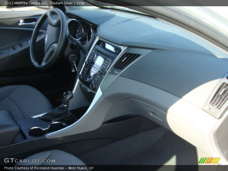Radiant Silver / Gray 2011 Hyundai Sonata GLS