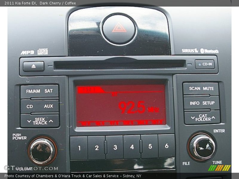 Audio System of 2011 Forte EX