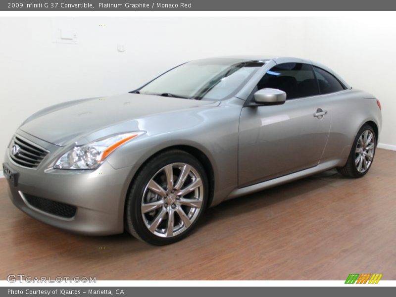 Front 3/4 View of 2009 G 37 Convertible