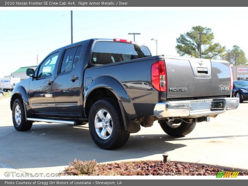 Night Armor Metallic / Steel 2010 Nissan Frontier SE Crew Cab 4x4