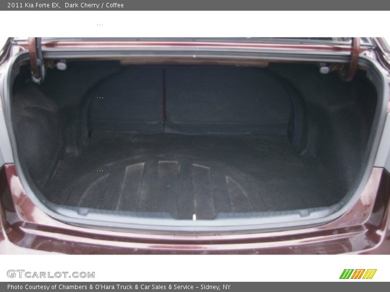 Dark Cherry / Coffee 2011 Kia Forte EX