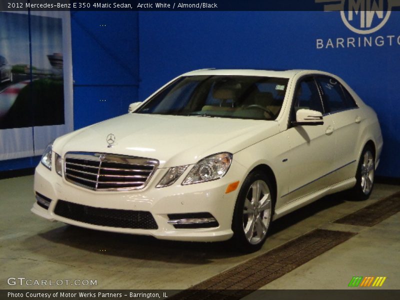 Arctic White / Almond/Black 2012 Mercedes-Benz E 350 4Matic Sedan