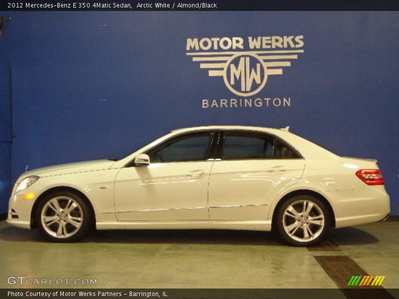 Arctic White / Almond/Black 2012 Mercedes-Benz E 350 4Matic Sedan