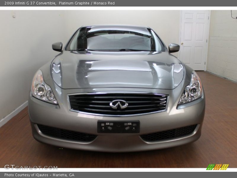 Platinum Graphite / Monaco Red 2009 Infiniti G 37 Convertible