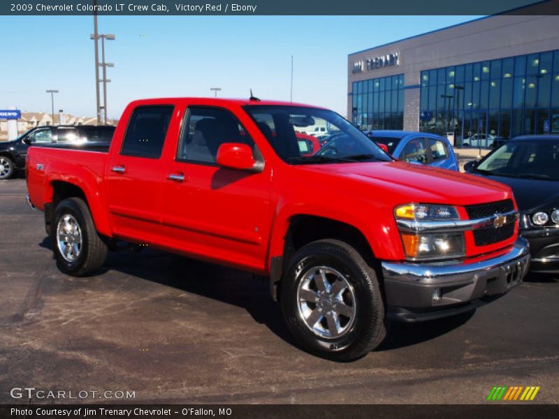Victory Red / Ebony 2009 Chevrolet Colorado LT Crew Cab