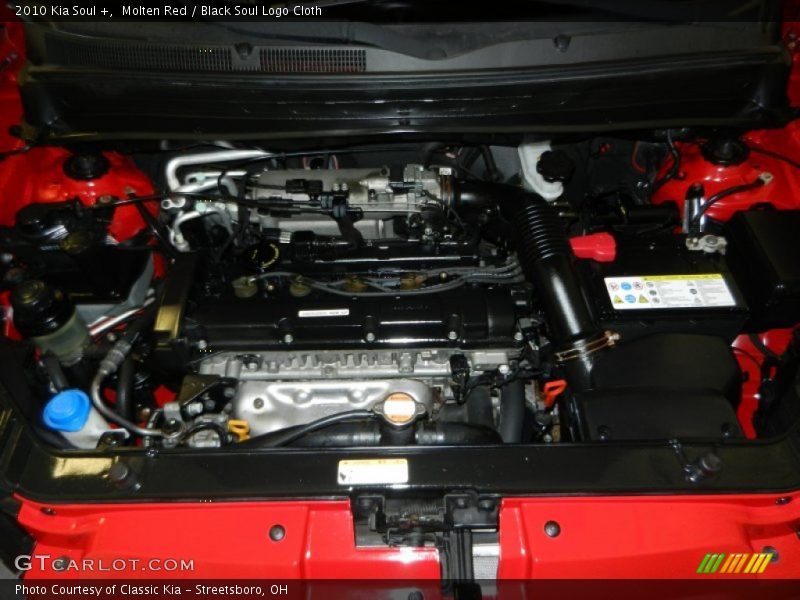 Molten Red / Black Soul Logo Cloth 2010 Kia Soul +