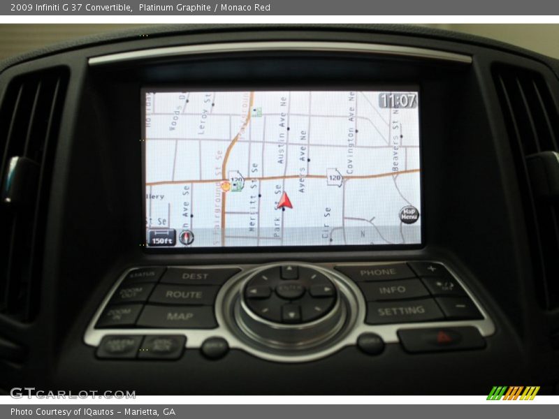 Navigation of 2009 G 37 Convertible