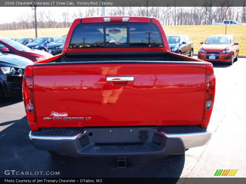 Victory Red / Ebony 2009 Chevrolet Colorado LT Crew Cab