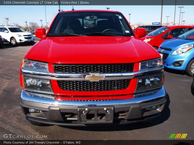 Victory Red / Ebony 2009 Chevrolet Colorado LT Crew Cab