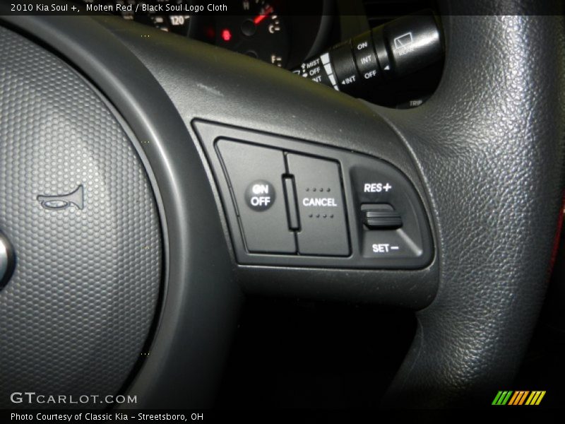 Molten Red / Black Soul Logo Cloth 2010 Kia Soul +
